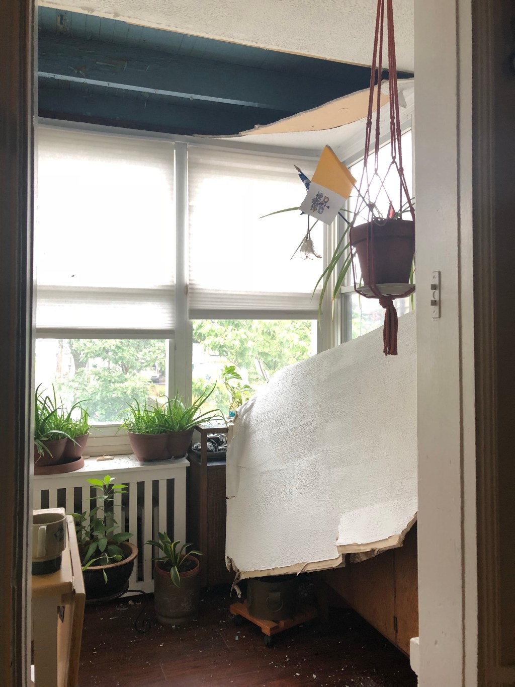 Tiiiiiiiiiiiiiiin Roof. Rusted.